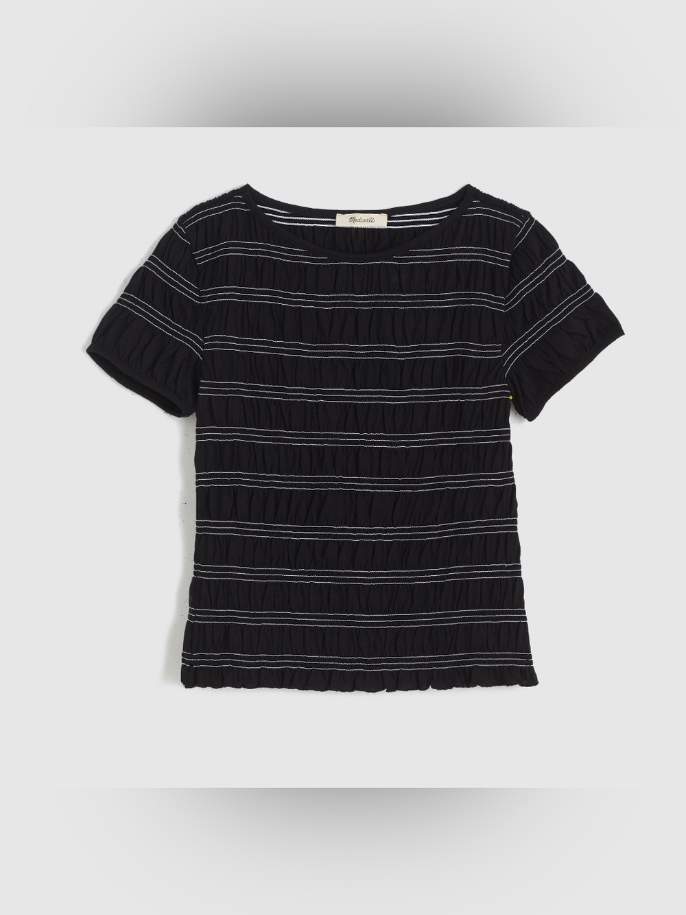 NWT MADEWELL Smocked Blouse size women’s extra small